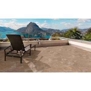 Mediterranean Walnut Tumbled Travertine 10 Piece Paver Tile Kit (30 Kits / 480 sq. ft. / pallet)