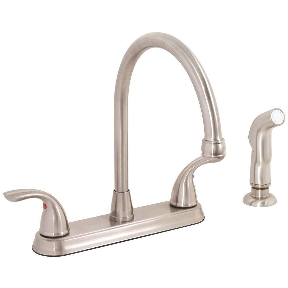 Premier Westlake 2-Handle Kitchen Faucet with Side Spray in Brushed Nickel -  120448LF