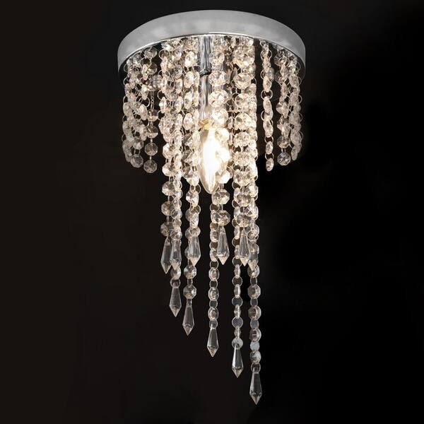 Lamqee 7 9 In 1 Light Mini Chrome, How Much Do Crystal Chandeliers Cost