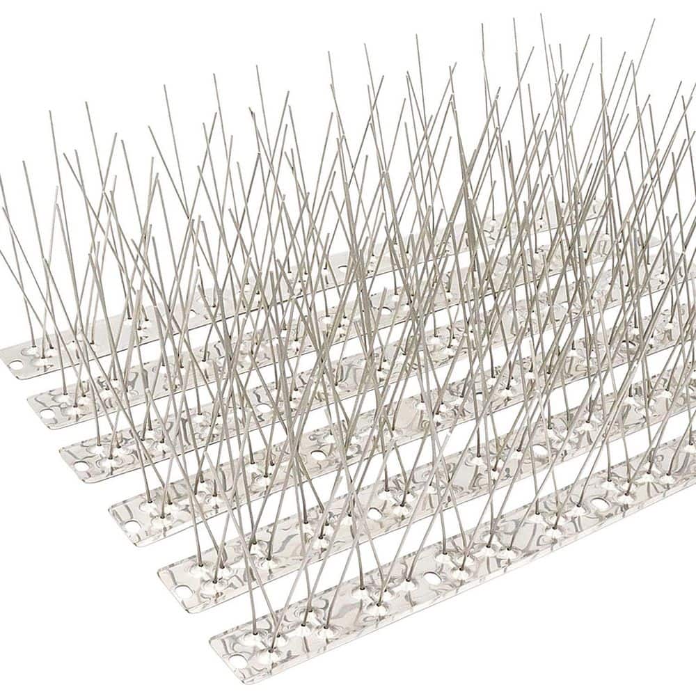 30ft Coverage Stainless Steel Bird Spikes for Pigeons Small Birds Metal Fence Deterrent Barrier 28 Pack price history on PriceWatchPro