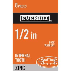 1/2 in. Zinc-Plated Steel Internal Tooth Lock Washer (8 Per Pack)