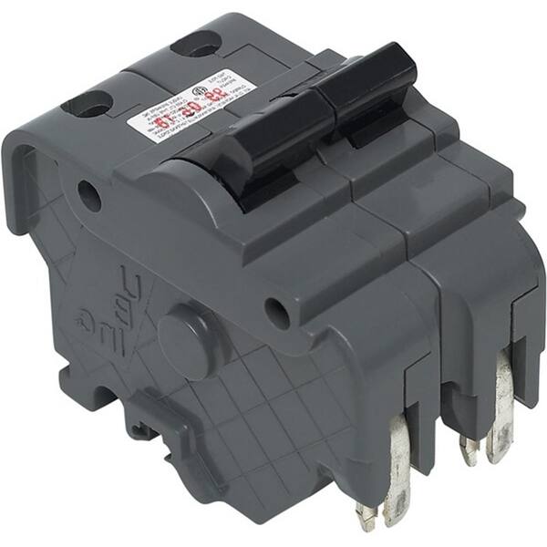 New UBIF Thick 20 Amp 2 in. 2-Pole Federal Pacific Stab-Lok Type NA  Replacement Circuit Breaker