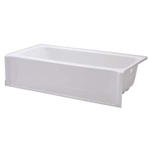 STERLING STORE+ 5 ft. Right-Hand Drain Rectangular Alcove Bathtub with Wall  Set and 12-Piece Accessory Set in White 71171720-0-12 - The Home Depot