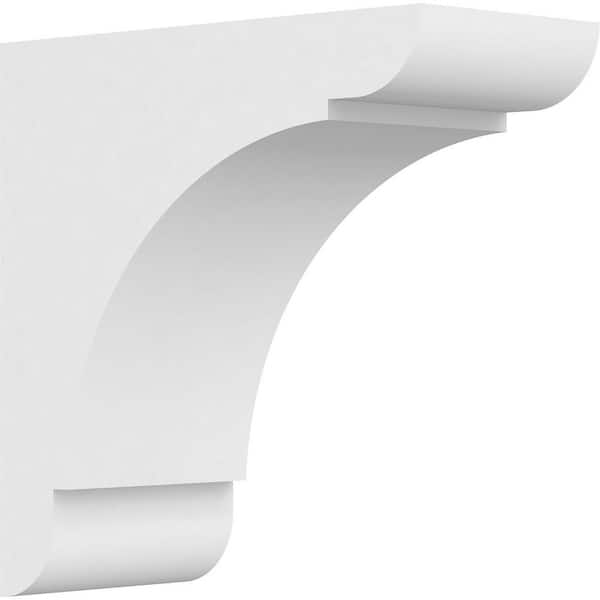Ekena Millwork 5 in. x 12 in. x 12 in. Standard Olympic Architectural Grade PVC Corbel