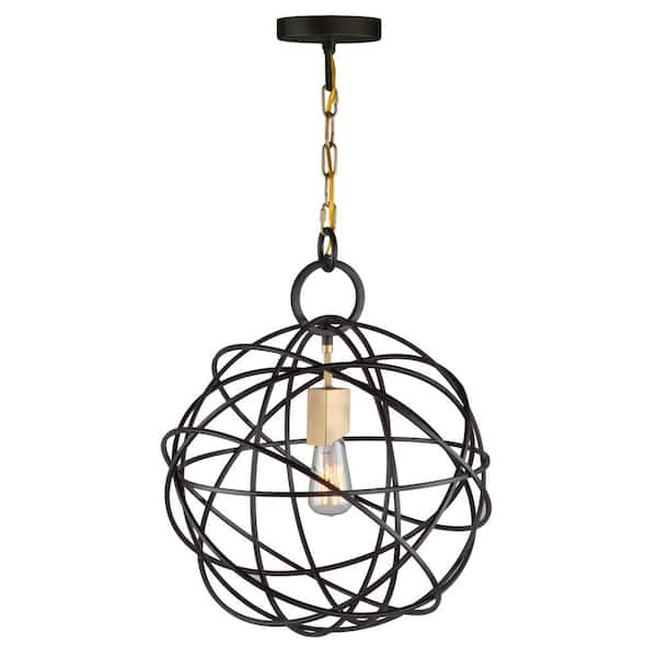 ARTCRAFT 1-Light Oil Rubbed Bronze Chandelier