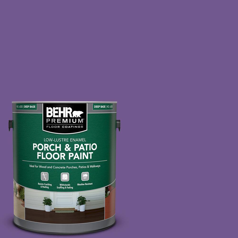 1 gal. #P570-6 Classic Waltz Low-Lustre Enamel Interior/Exterior Porch and Patio Floor Paint price history on PriceWatchPro