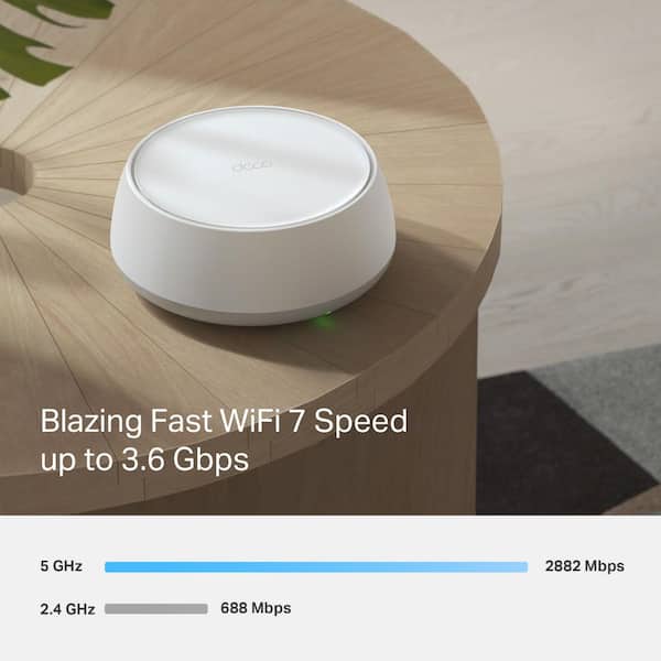 TP-Link Deco BE3600 Wi-Fi 7 ルーター TP-LINK Deco BE3600 Dual-Band Wi-Fi 7 Mesh System 2-Pack-Covers up