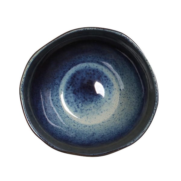 18.09 fl. oz. Denim Dark Blue Stoneware Soup Bowl (Set of 6)