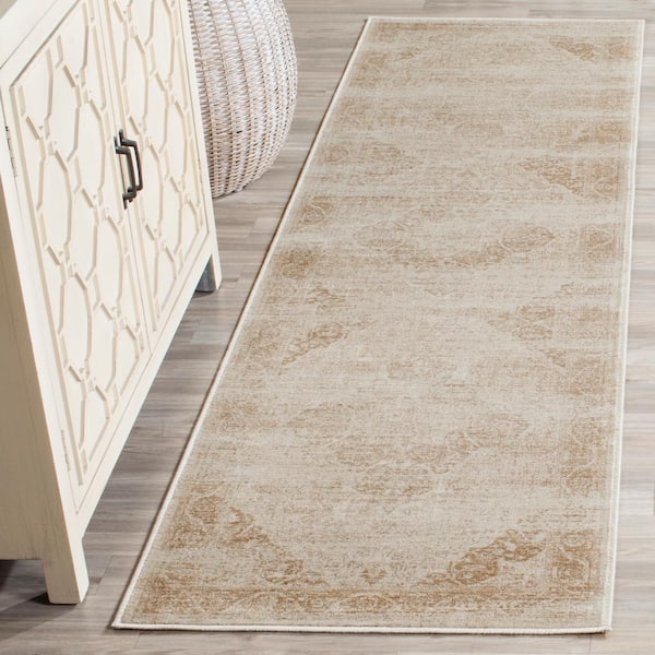 Vintage Stone 2 ft. x 8 ft. Medallion Floral Runner Rug