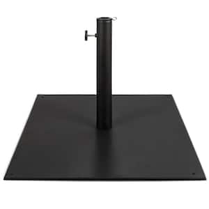 38.5 lbs. Steel Patio Umbrella Base in Black