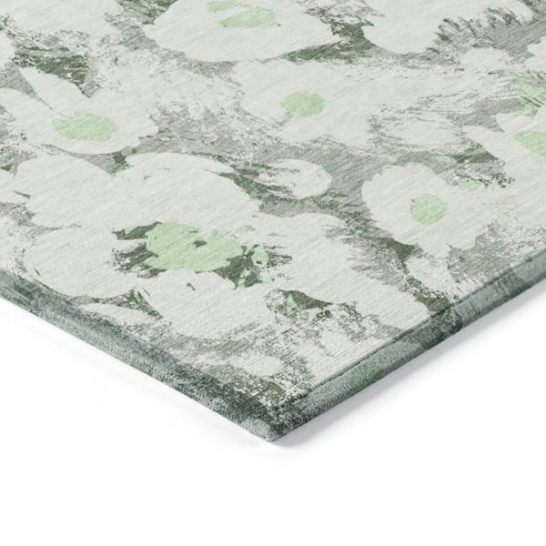 Chantille ACN538 Aloe 2 ft. 3 in. x 7 ft. 6 in. Machine Washable Indoor/Outdoor Geometric Runner Rug