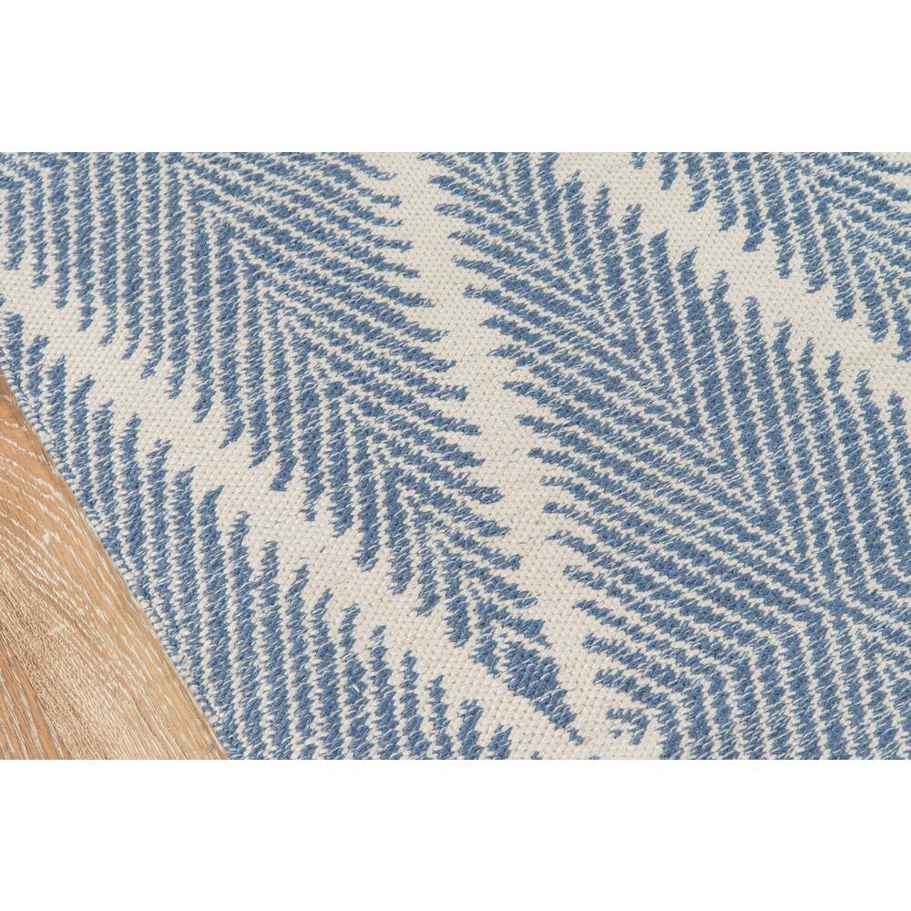 Denim and White Diamond Pattern Rectangular Area Rug