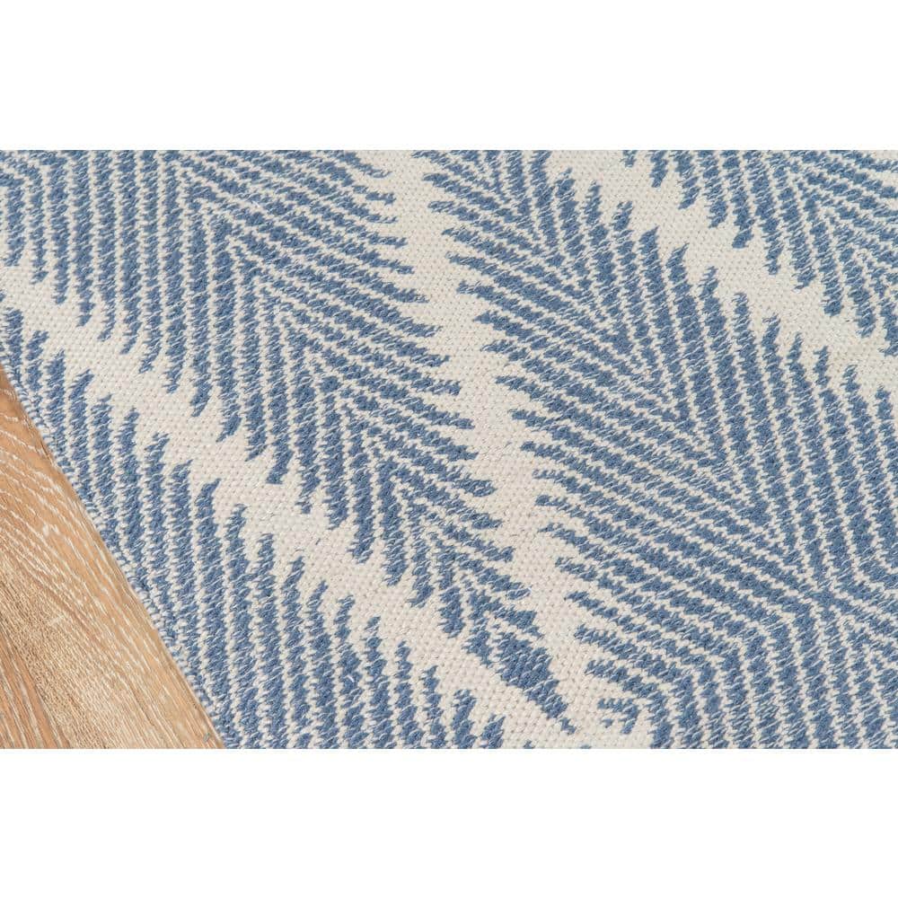 Bohemian Denim-Blue Handmade Flatweave Medium Area Rug
