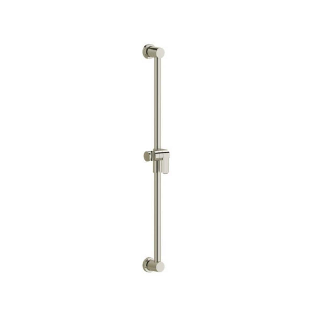 RIOBEL 30.5 in Adjustable Shower Bar in Polished Nickel 4855PN The