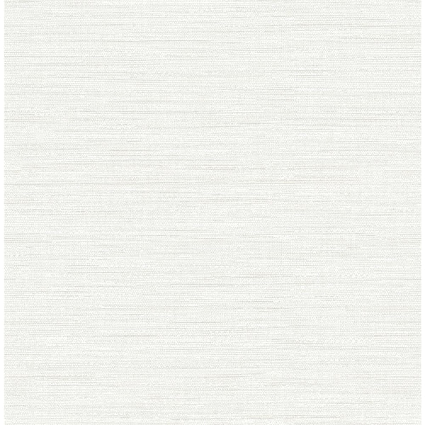 A-Street Prints Sheehan Pearl Faux Grasscloth Textured Non-pasted Paper Wallpaper