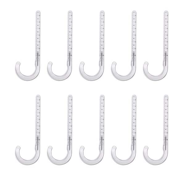 2 Inch J-Hook Cable Support - Standard Mount, Galvanized, 25 Pack