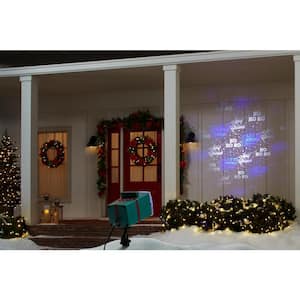 8 in1 Christmas Projector Lights with Auto Timer and IR Wireless Remote Control 