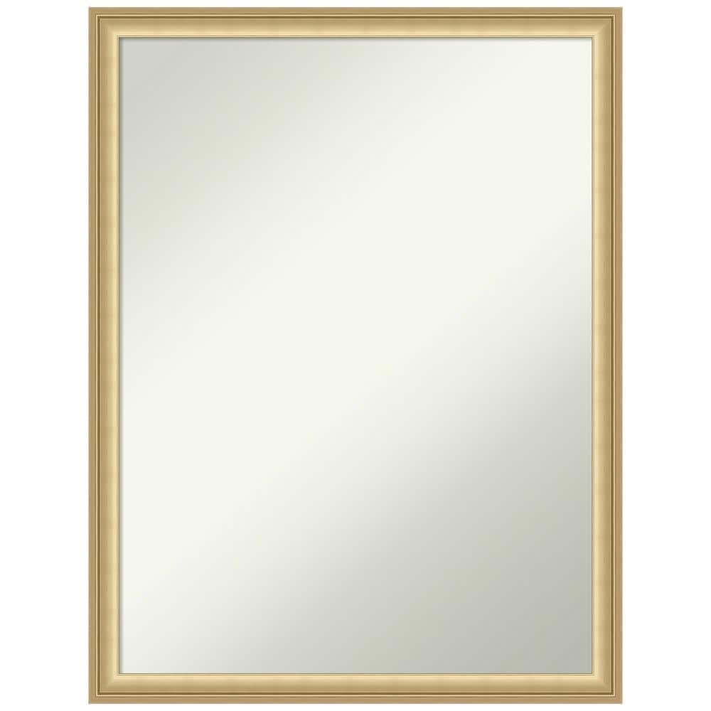 Florence Gold 19.75 in. x 25.75 in. Non-Beveled Casual Rectangle Framed Wall Mirror in Gold price history on PriceWatchPro