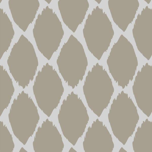 Stencil Ease Acacia Ikat Wall and Floor Stencil - 19.5 in. x 19.5 in. Stencil Sheet