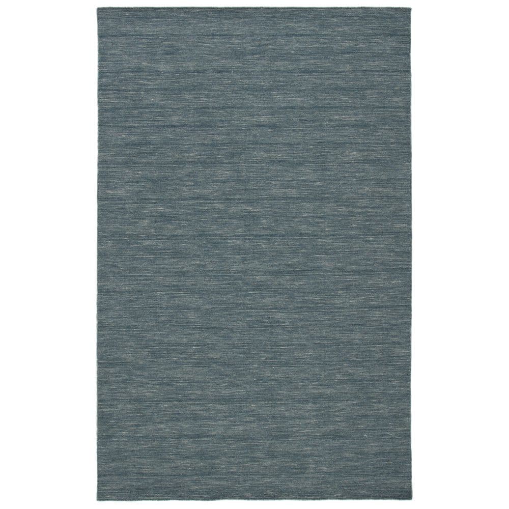 Handmade Grey and Silver Wool and Cotton 3'x5' Area Rug