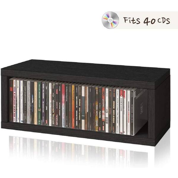 Holds 40 CD's Solid Oak CD Cabinet Desktop or Shelf 