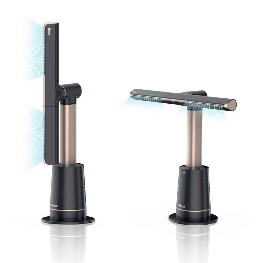 Shark TurboBlade 31.5in. 10 Speed Ultra-Powerful Bladeless Tower Fan in Charcoal 180° Oscillation, Pivots and Twists