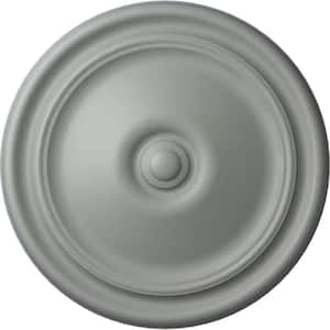 12" x 1-3/4" Reece Urethane Ceiling Medallion (Fits Canopies upto 2-3/8"), Primed White