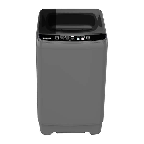 1.38 Cu. Ft. Full-Automatic Smart Home Top Load Washer in Dark Gray with Stainless Steel Drum, Multiple Washing Programs