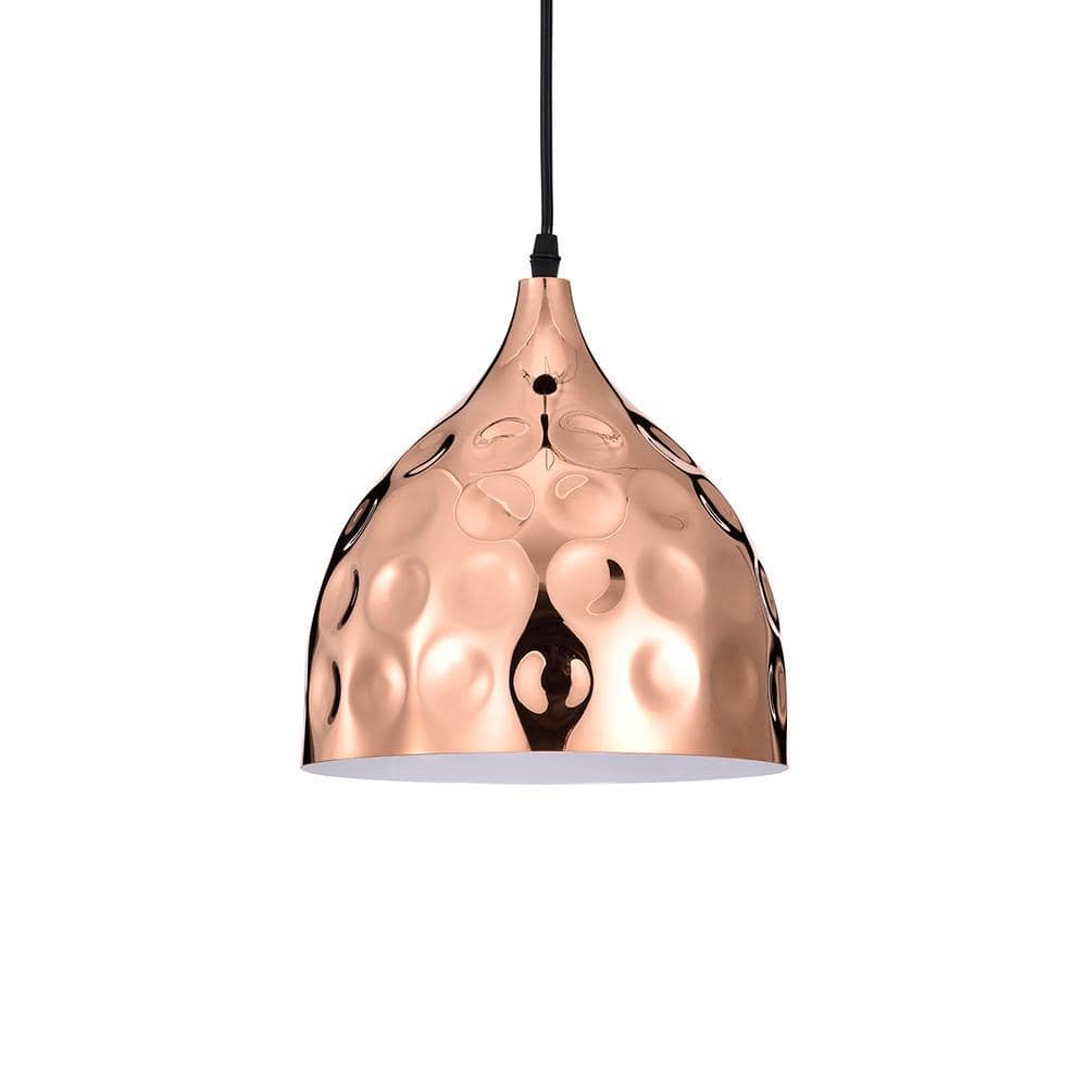 Warehouse of Tiffany Vidgeon 1-Light Hammer Dent Copper Pendant