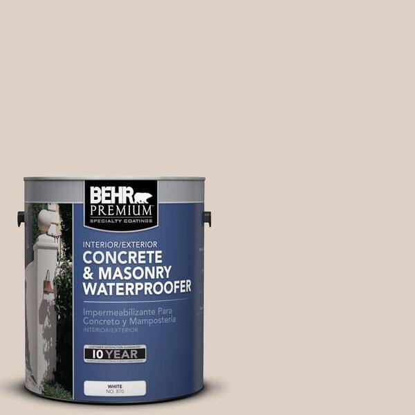 BEHR Premium 1 gal. #BW-33 Natural Beige Concrete and Masonry Waterproofer