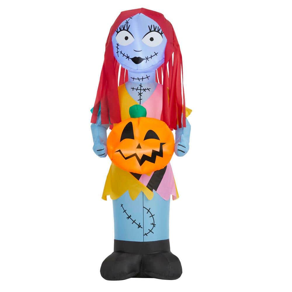 Disney 3.5 ft. LED Sally Holding Pumpkin Inflatable