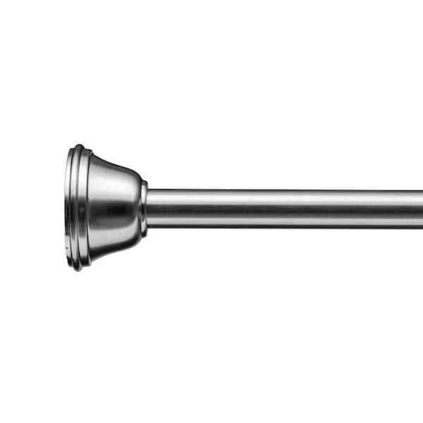 Croydex SNL 48 in. - 86 in. Stainless Steel Tension Rod in Brushed Nickel
