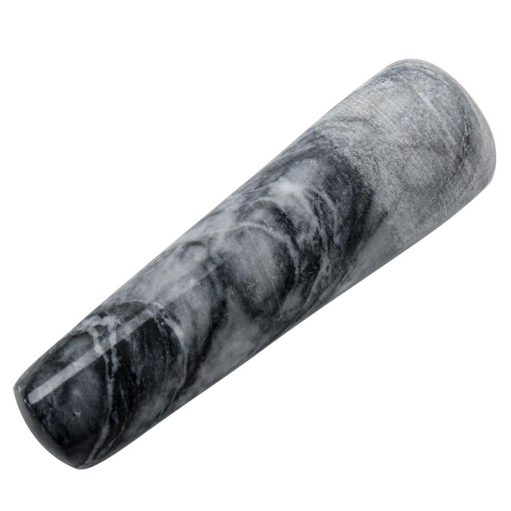 Polished Marble Light Gray Black Finish Kitchen Pestle Accessory Professional Grinding Multi-Function 1 Piece price history on PriceWatchPro