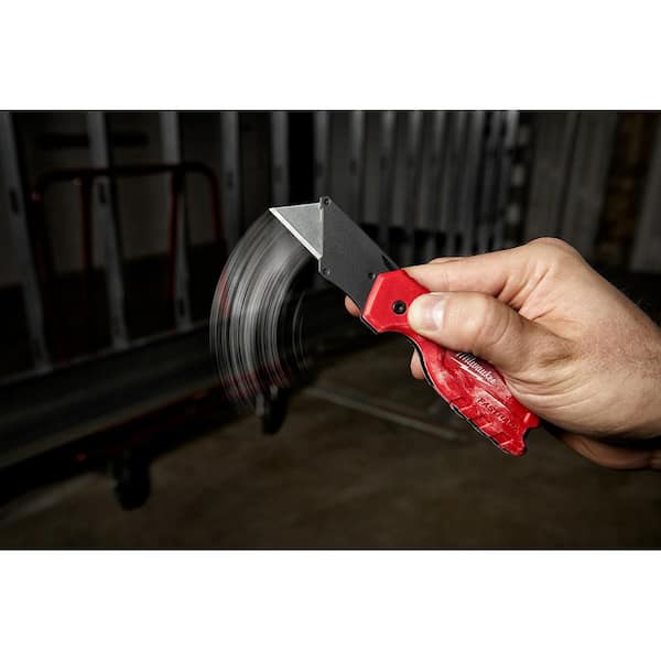 Milwaukee FASTBACK Compact Folding Utility Knife with General Purpose Blade (3-Pack)