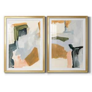Palette Meld I By Wexford Homes 2 Pieces Framed Abstract Paper Art Print 26.5 in. x 36.5 in. .