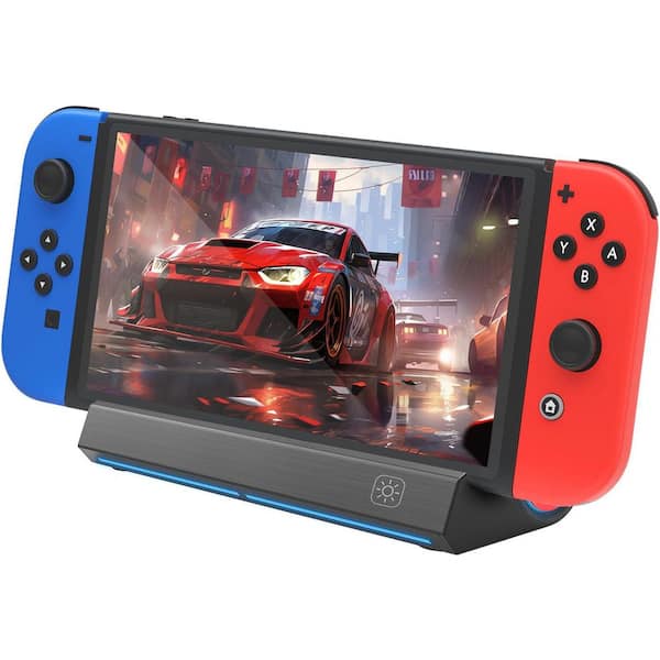 phyfalip Switch OLED Station with 4K HDMI/1080P/60Hz Output with Official Docking Station in Black