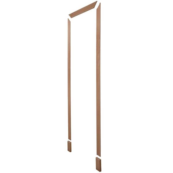 2 in. D x 3.5 in. W x 82 in. L Unfinished Red Oak Wood Casing Kit