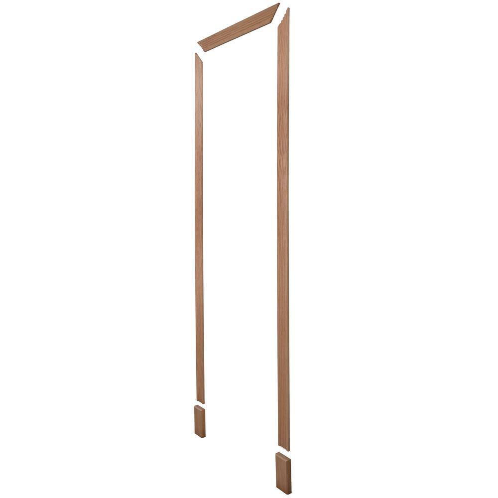 2 in. D x 3.5 in. W x 82 in. L Unfinished Red Oak Wood Casing Kit price history on PriceWatchPro