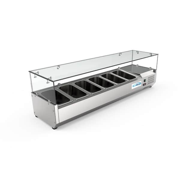 Koolmore 47 in. W 10 cu. ft. Refrigerated Food Prep Station Table