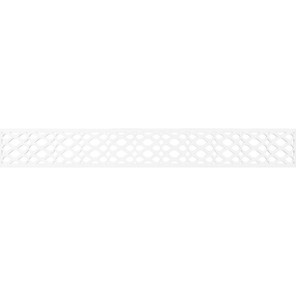 Somerset Fretwork 0.375 in. D x 46.5 in. W x 6 in. L PVC Panel Moulding