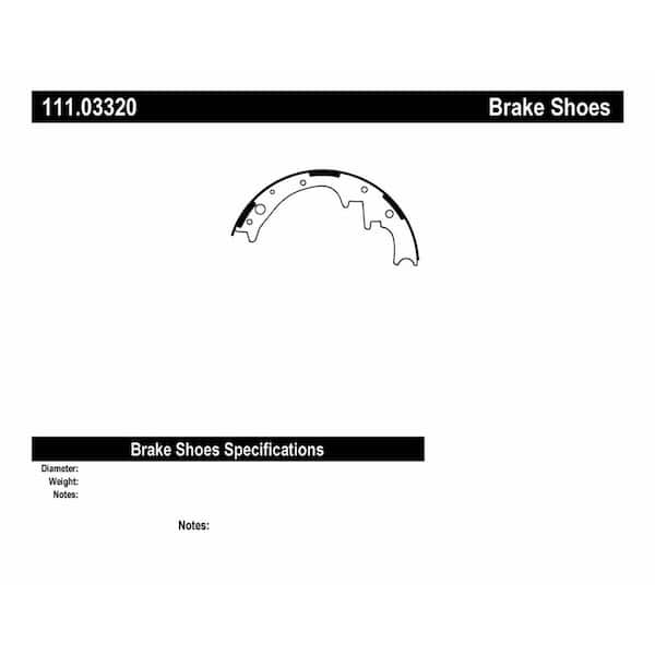 Centric Parts Drum Brake Shoe 1967-1969 Dodge Dart