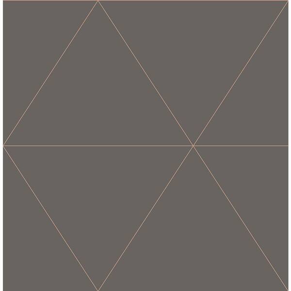 A-Street Prints Twilight Grey Geometric Paper Strippable Roll Wallpaper (Covers 56.4 sq. ft.)
