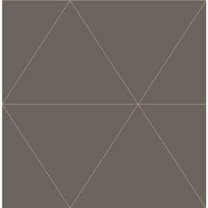 Twilight Grey Geometric Grey Wallpaper Sample