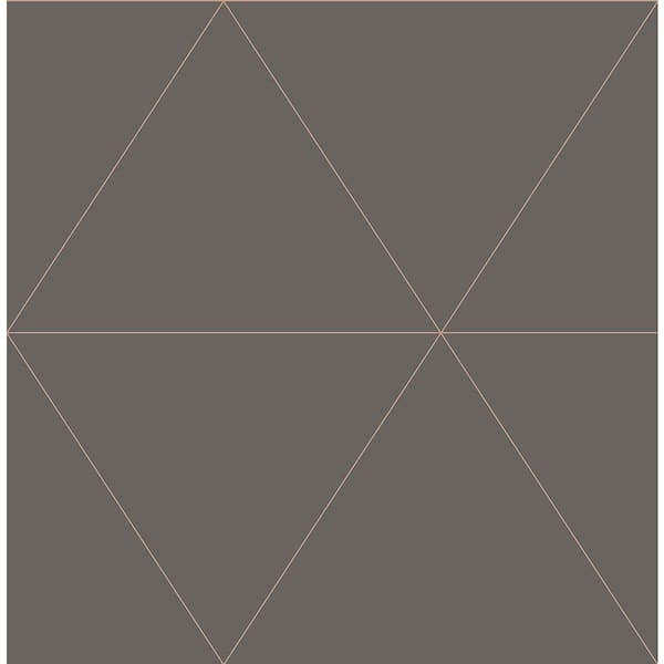 A-Street Prints Twilight Grey Geometric Grey Wallpaper Sample
