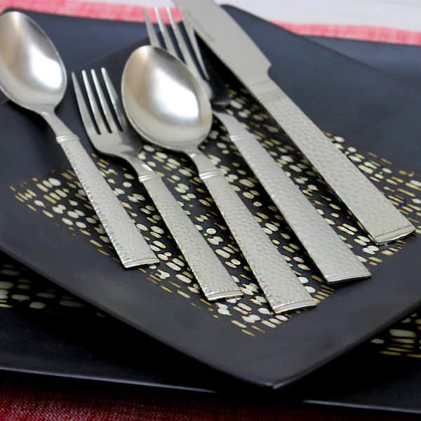 Prato 65-Piece Flatware Set with Wire Caddy (Service for 4)