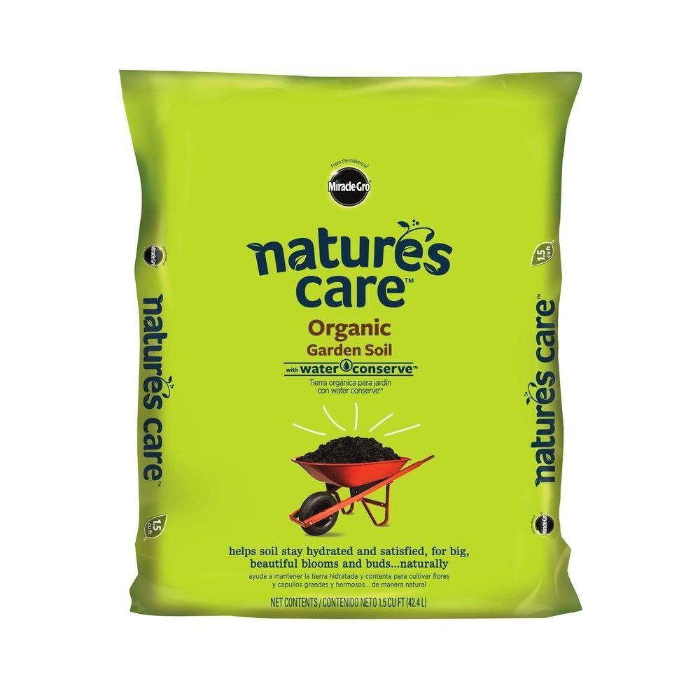 MiracleGro Nature's Care 1.5 cu. ft. Garden Soil with Water Conserve