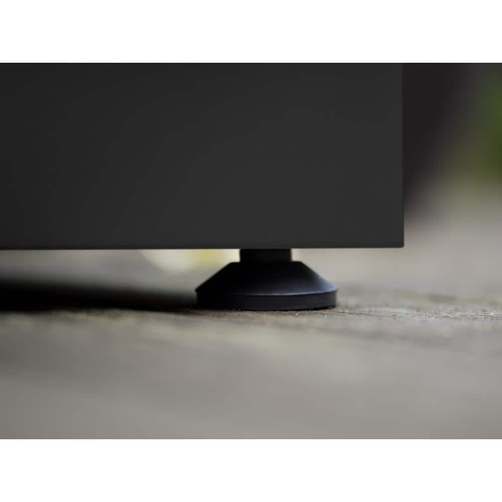 Slate Gray Aluminum Outdoor Kitchen 2-Door Cabinet Base