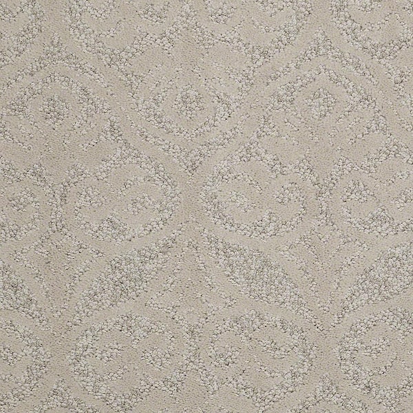 Lifeproof Perfectly Posh - Stucco - Beige 43 oz. Nylon Pattern Installed Carpet