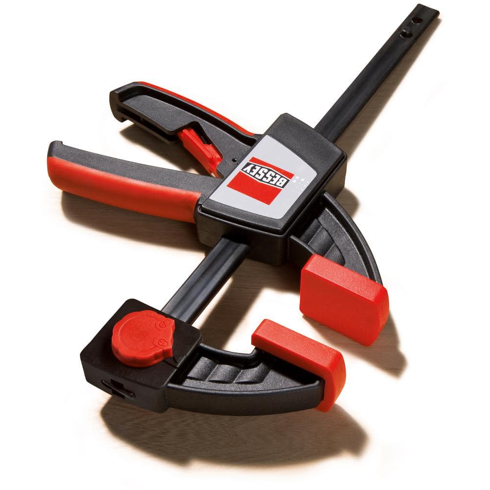 BESSEY EZS 12 in. Capacity 1-Hand Trigger Clamp with 3-1/2 in. Throat Depth