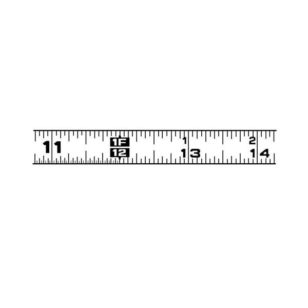 Lufkin w9212 Mezurall Measuring Tape, 1/2in x 12ft, Yellow
